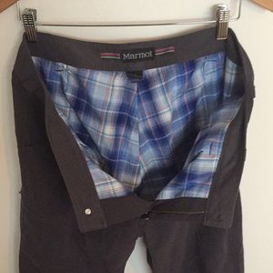 Marmot Size 12 Plaid Lined Pant